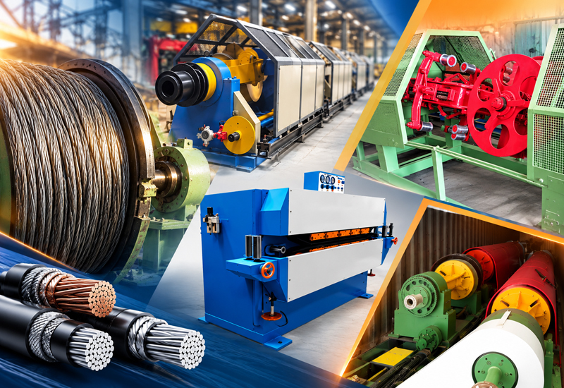 JSK MACHINES - Rigid Stranding & Cable Armouring Production Line